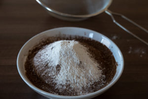three flour cake