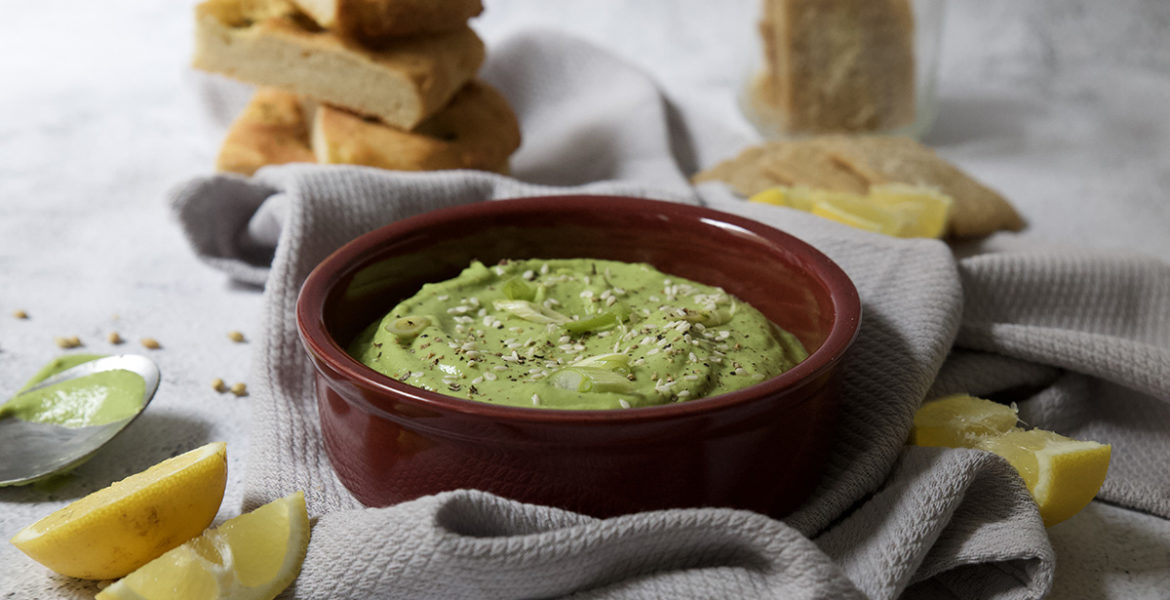 spicy garden peas dip