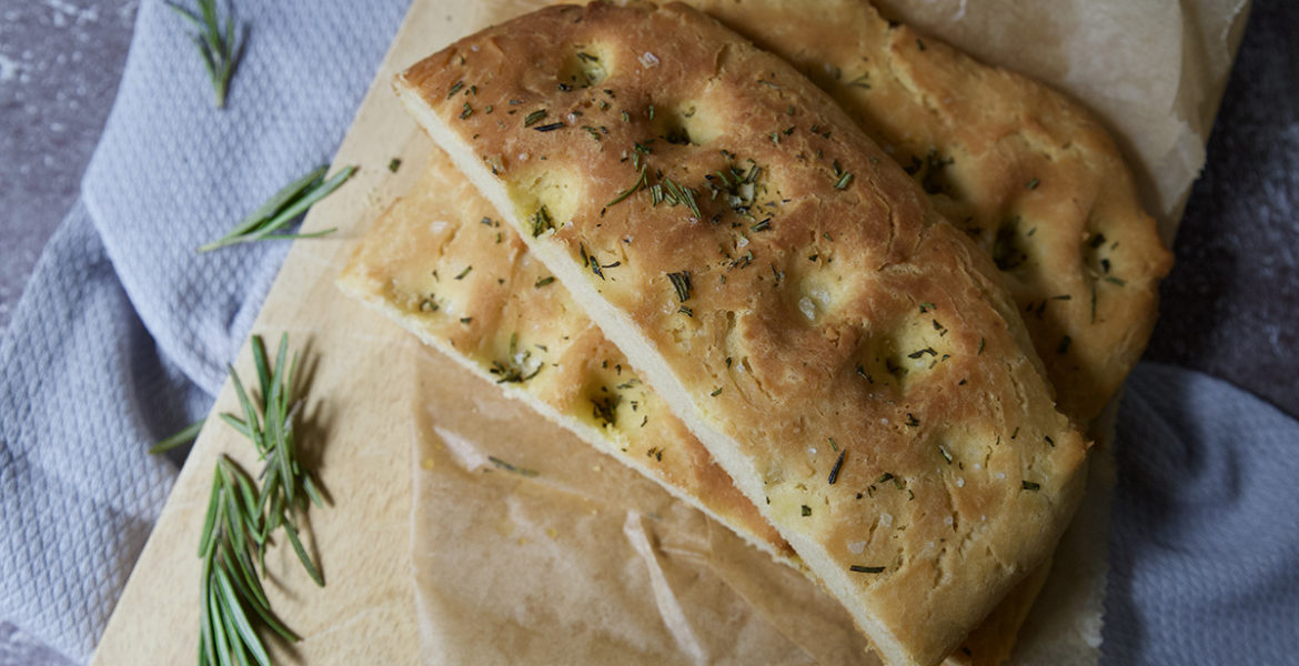 Focaccia with rosemary