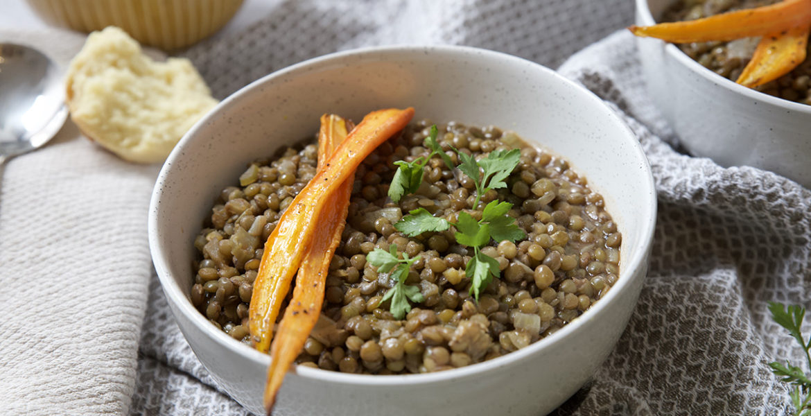 Lentil and carrot soup