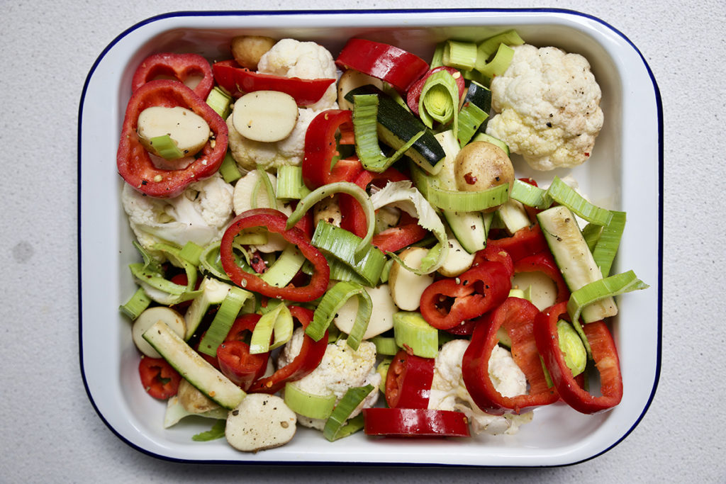 veg tray bake