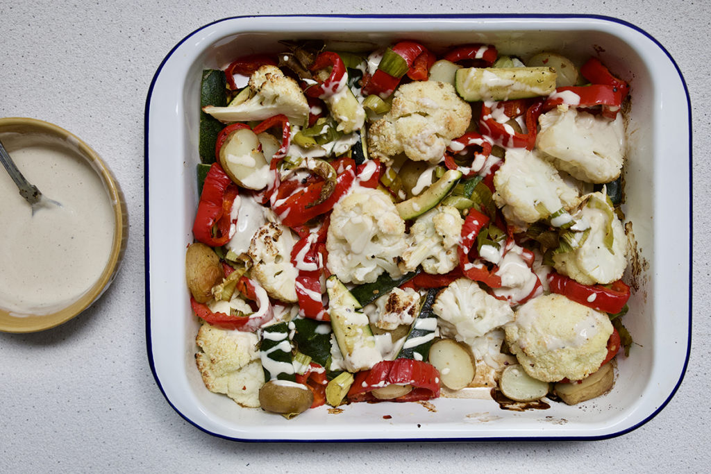 veg tray bake