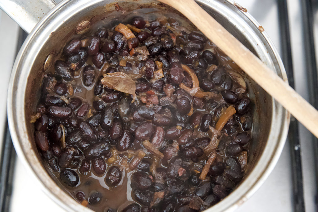 tacos with black beans