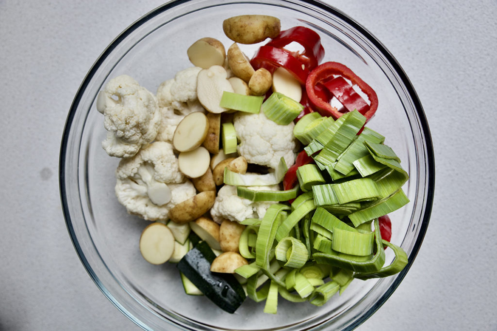 veg tray bake