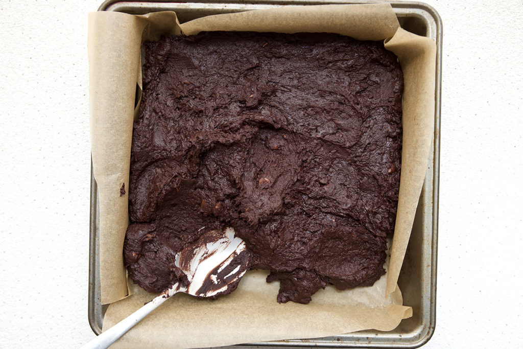 no-bake brownie