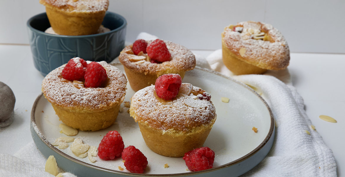 Frangipane with raspberries