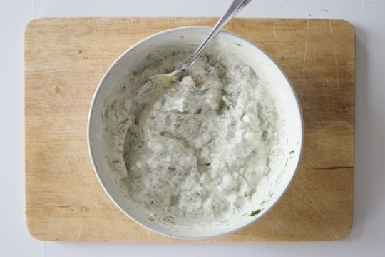 tartare sauce mixed