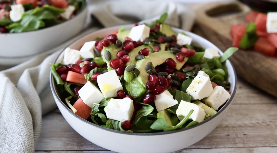 Watermelon, Avocado and Feta Salad